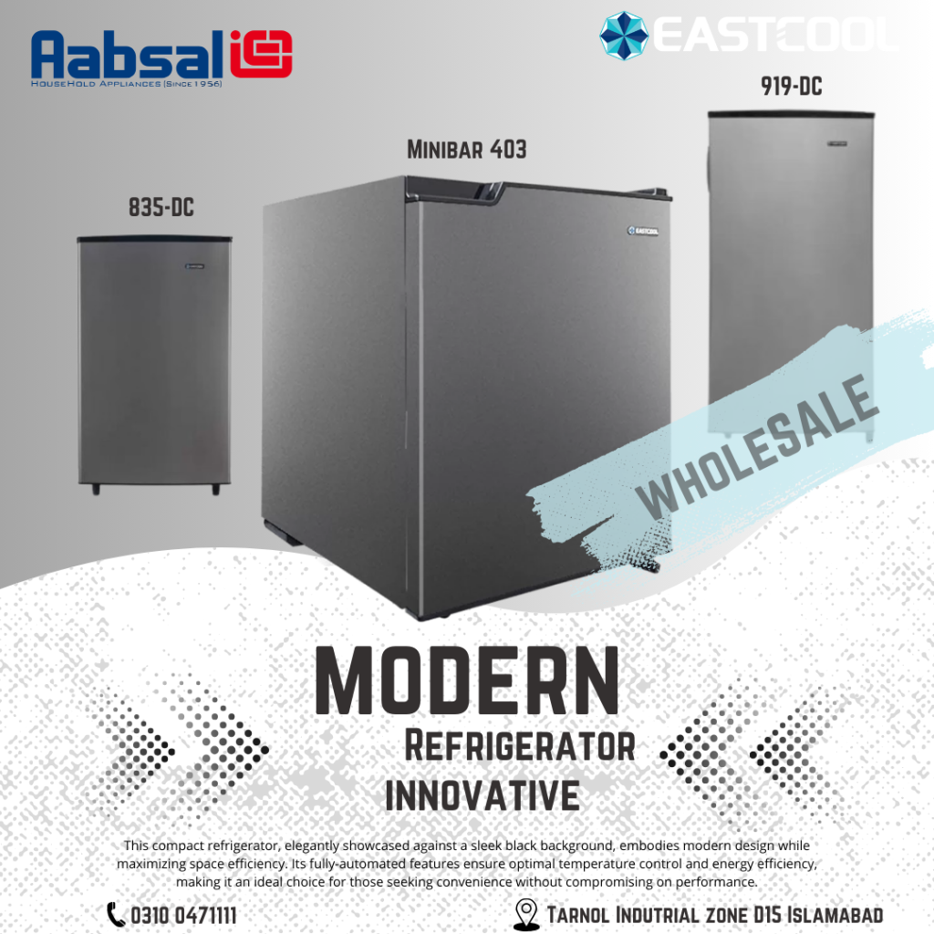 Eastcool Refrigerator and freezer available in Aabsal pakistan